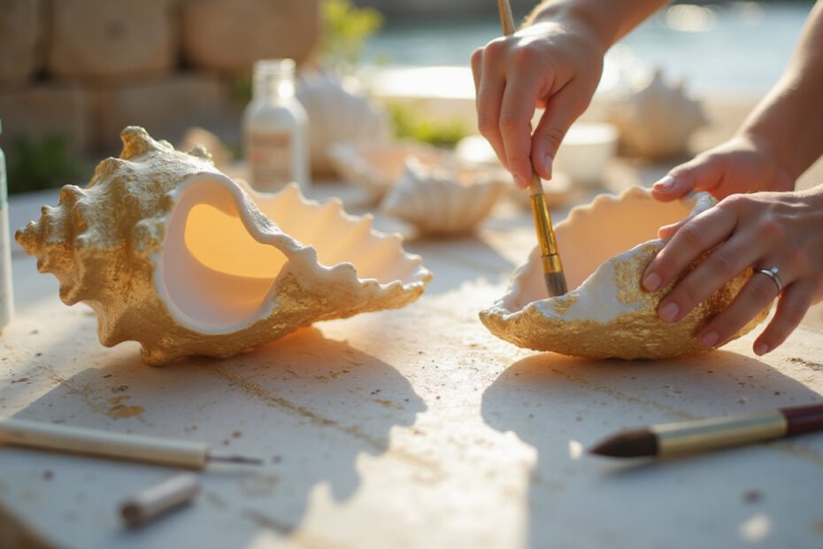Conch shell DIY: Transform Beach Finds Into Stunning Home Decor