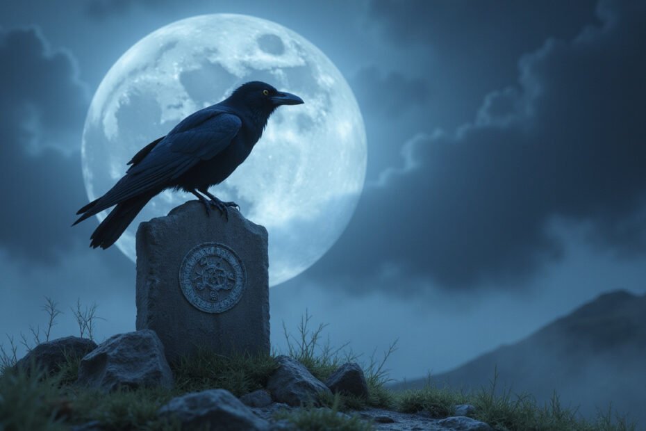 raven symbolism: decoding ancient myths, spiritual meanings, and omens